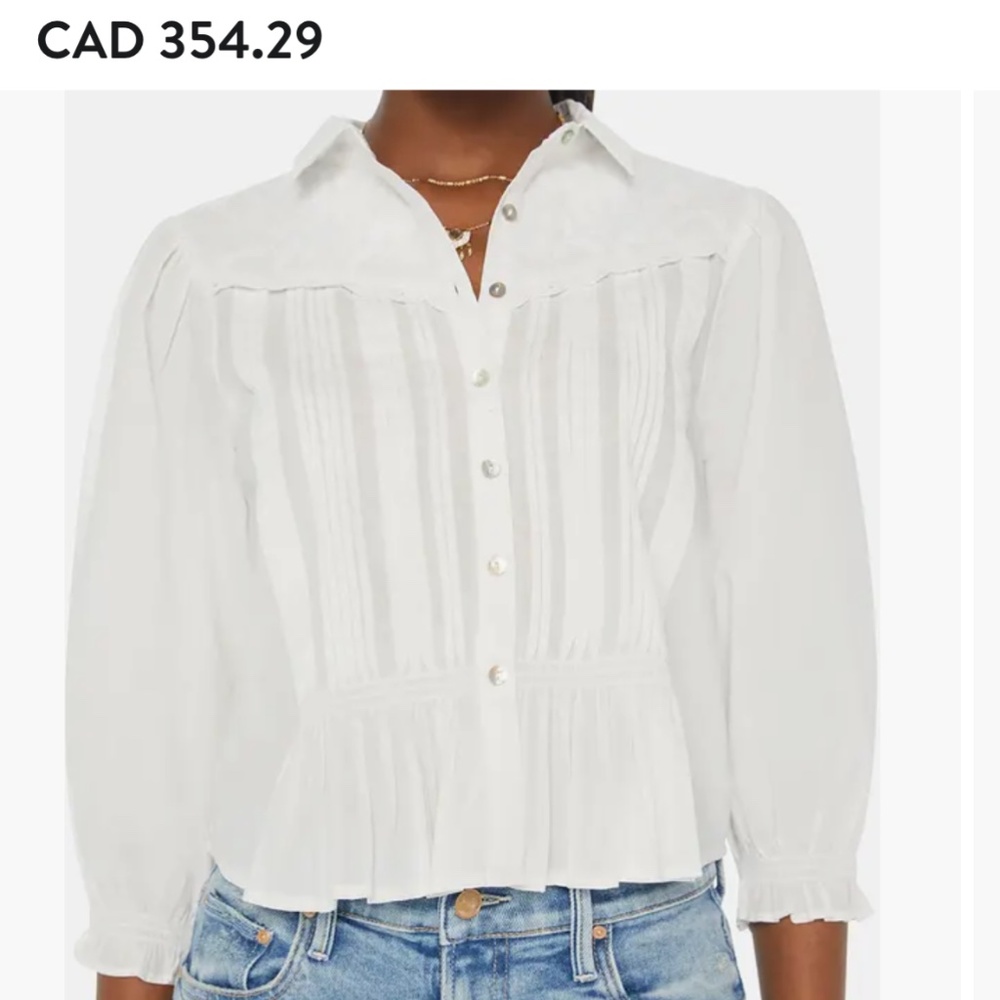 Brand new Mother button up shirt